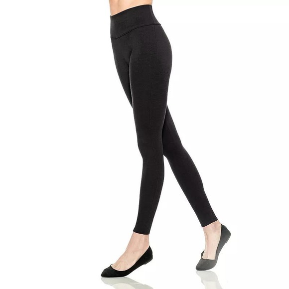 Red Hot by Spanx Ponte Shaping Leggings Small Women’s Black - Picture 1 of 6